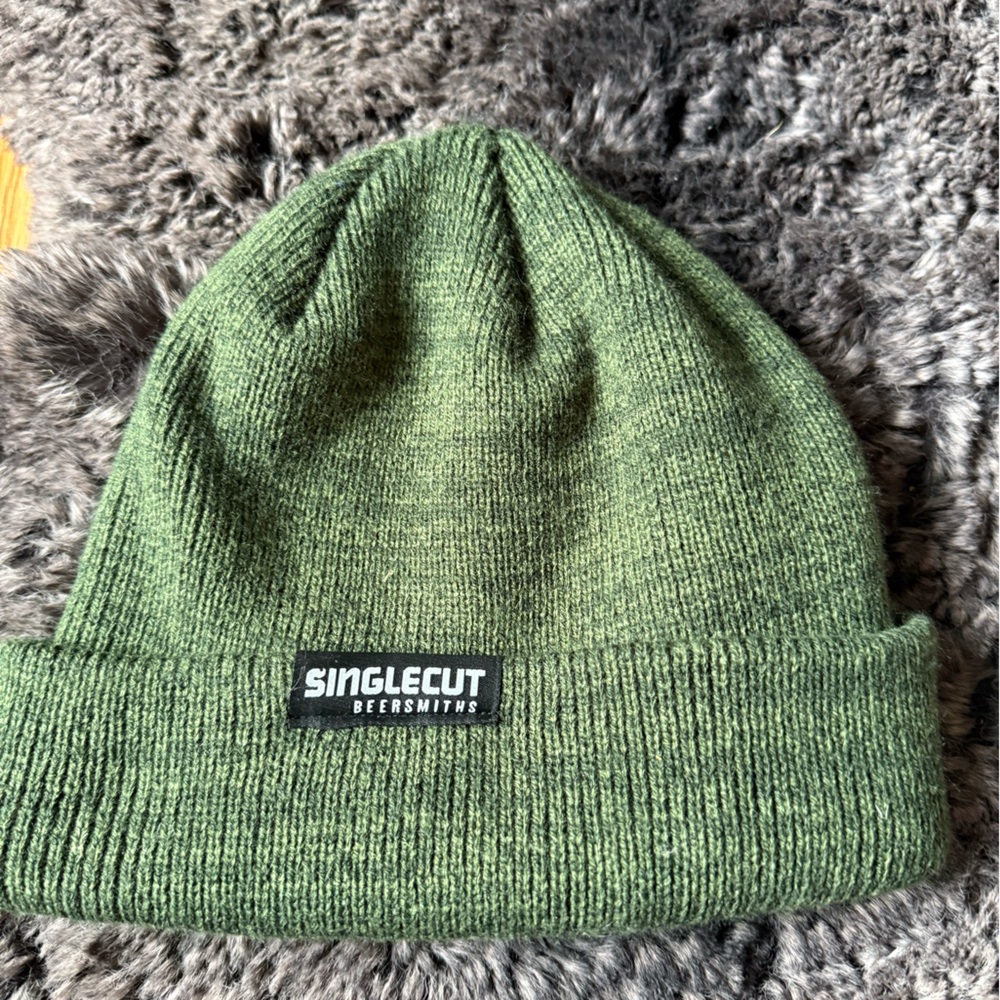 Green Knit Beanie